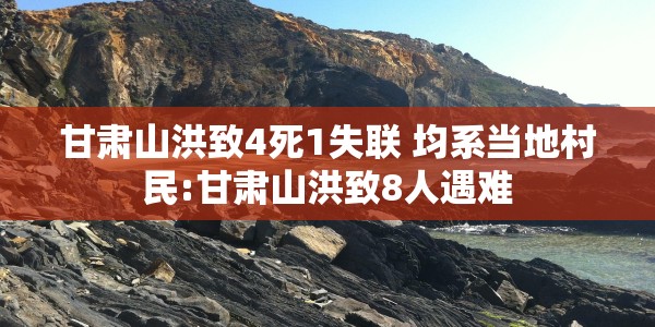 甘肃山洪致4死1失联 均系当地村民:甘肃山洪致8人遇难