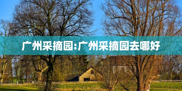 广州采摘园:广州采摘园去哪好