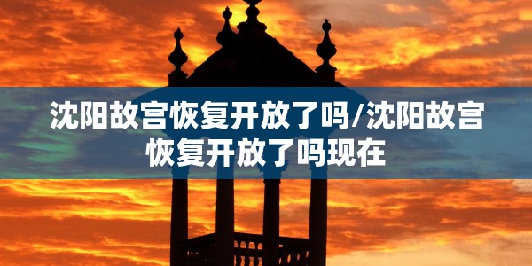 沈阳故宫恢复开放了吗/沈阳故宫恢复开放了吗现在